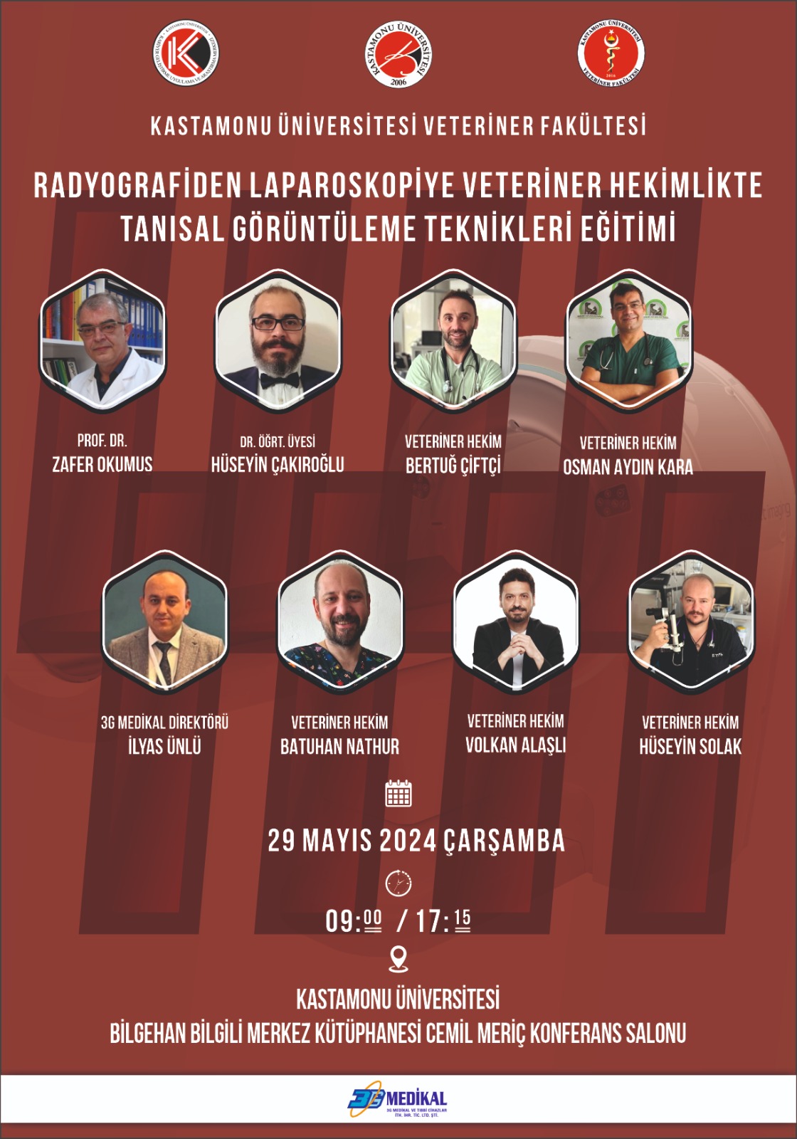 Radyolojiden Laparoskopiye Veteriner Hekimlikte Tanısal Görüntüleme Teknikleri Eğitimi
